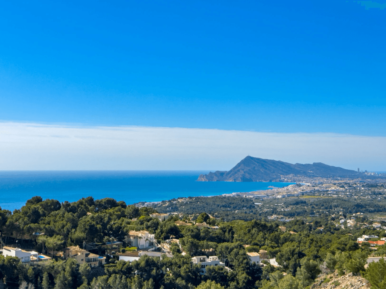Villa of 450 m² with infinity pool and panoramic sea views in Sierra de Altea