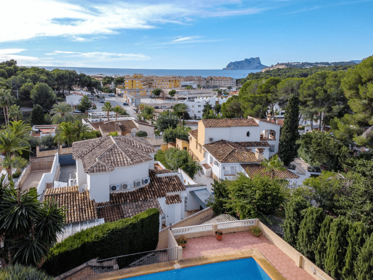 Sea View Villa for Sale in Moraira Walking Distance to Centre