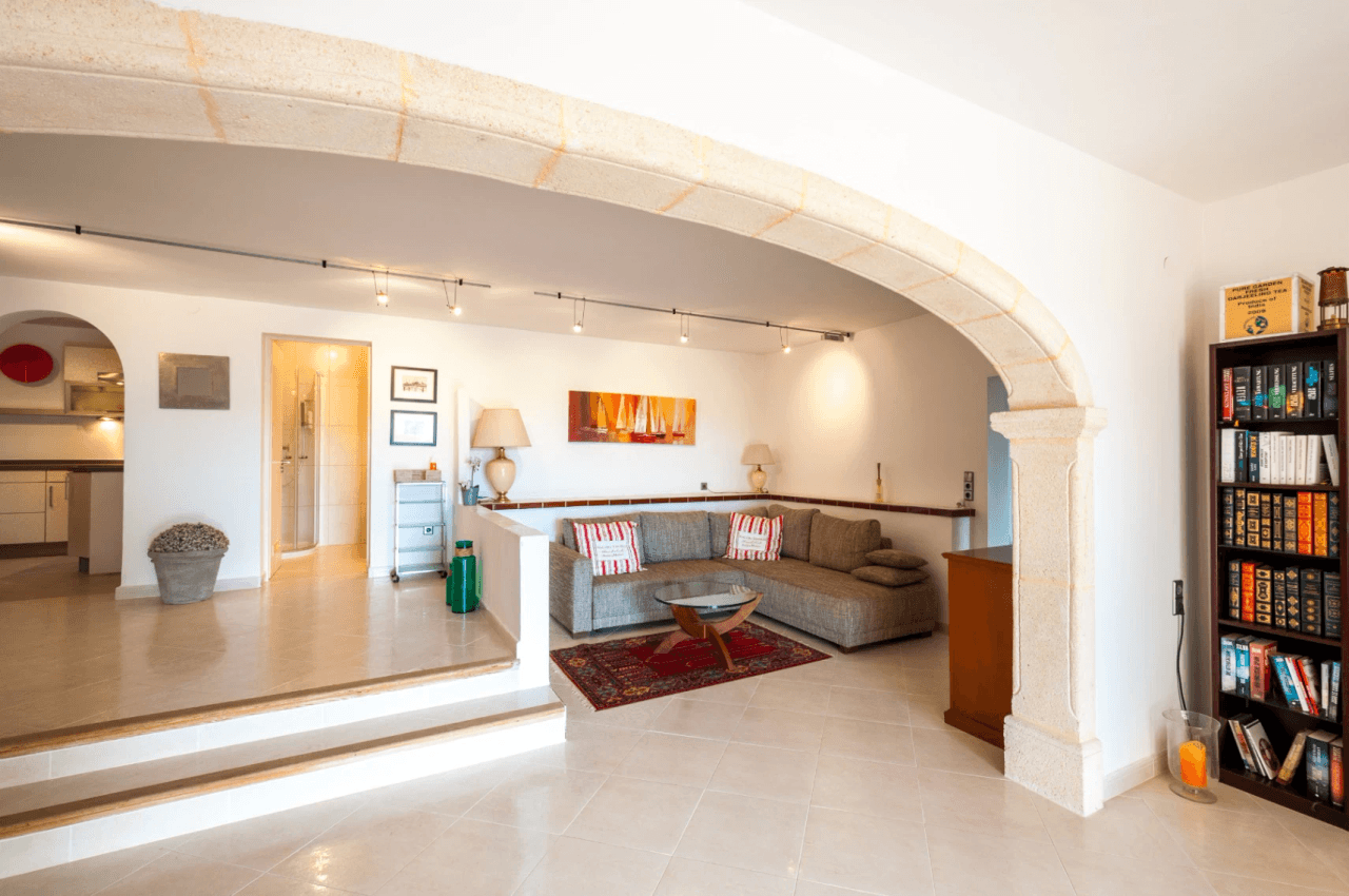 Sea View Villa for Sale in Moraira Walking Distance to Centre