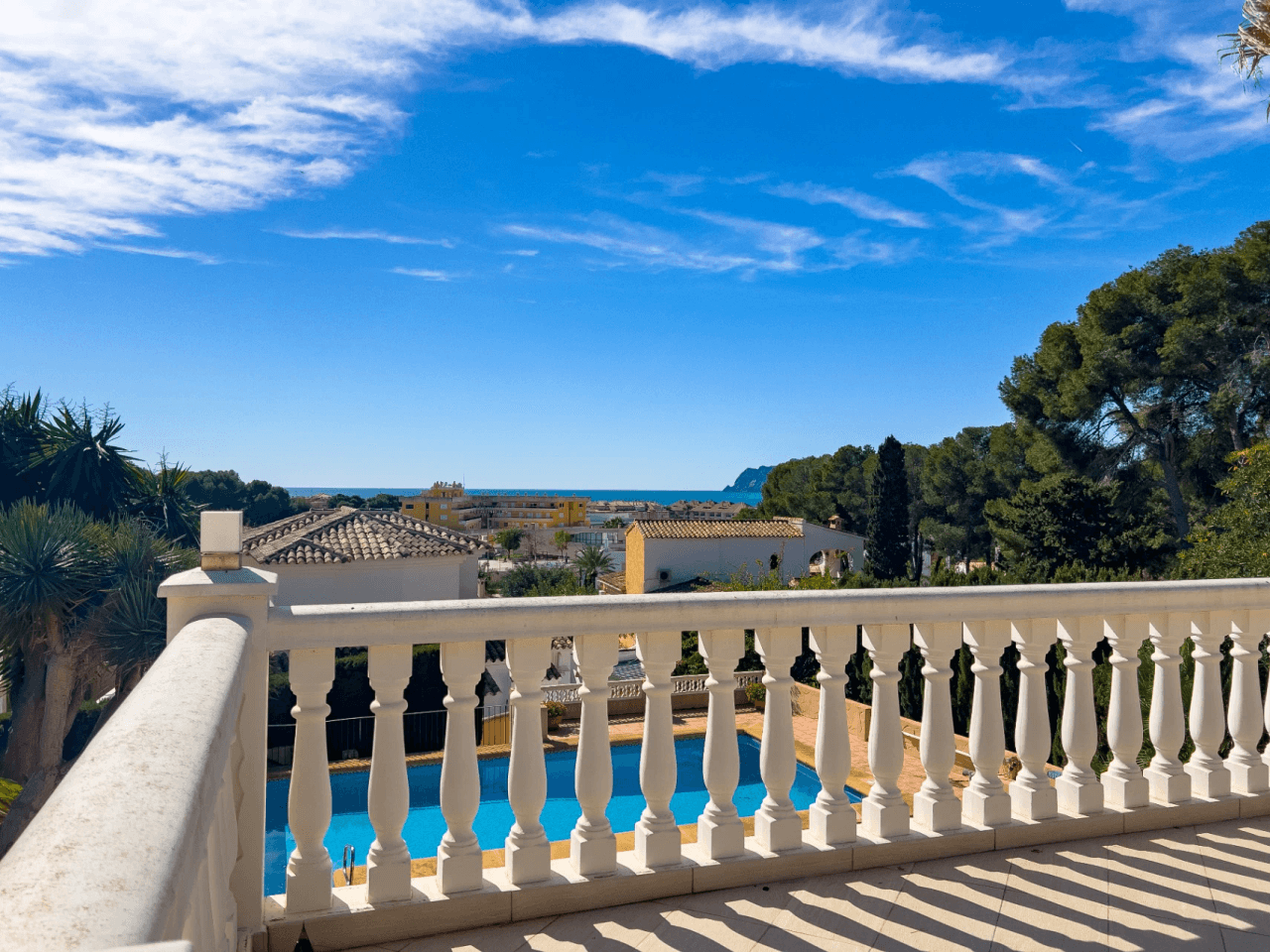 Sea View Villa for Sale in Moraira Walking Distance to Centre