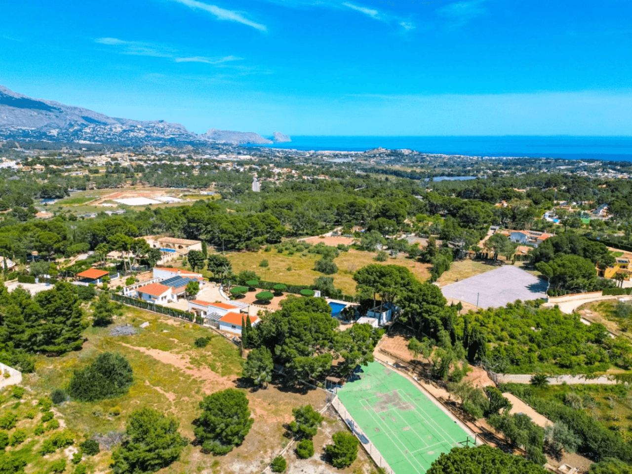 Private Mediterranean Finca with Open Mountain Views and Extensive Outdoor Living