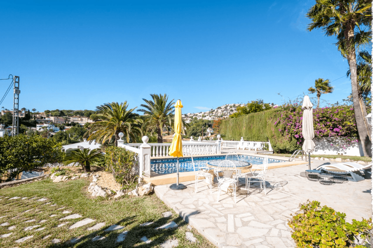 Southwest-oriented Mediterranean Villa in Benissa near San Jaime Golf Club