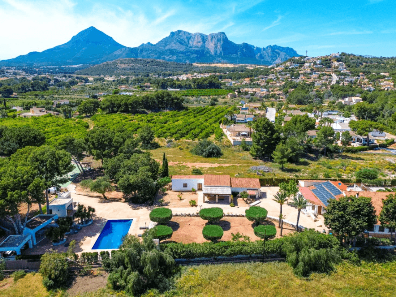 Private Mediterranean Finca with Open Mountain Views and Extensive Outdoor Living