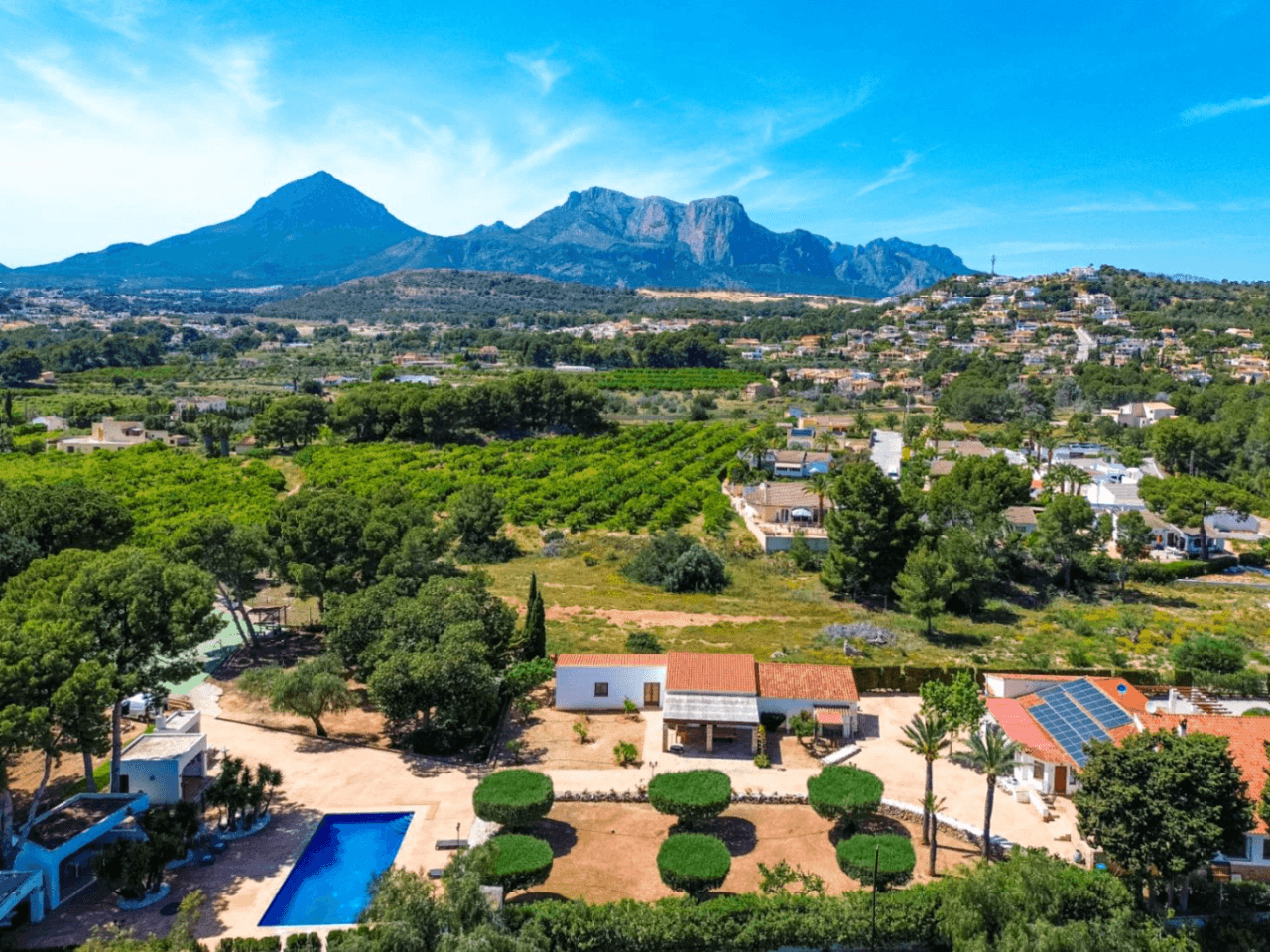 Private Mediterranean Finca with Open Mountain Views and Extensive Outdoor Living