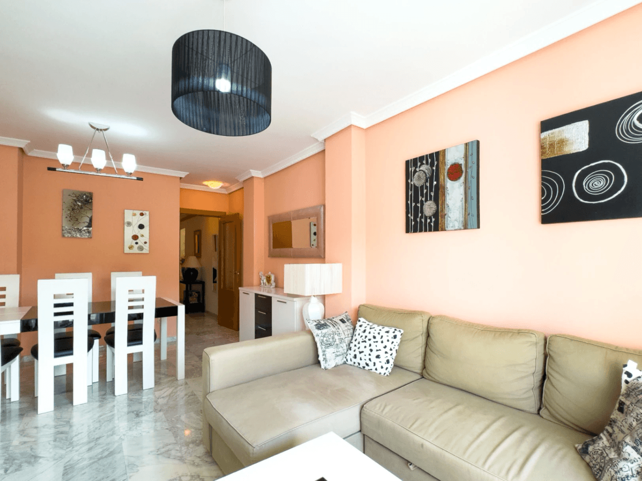 Bright Apartment with Balcony Just Steps from the Beach in Altea