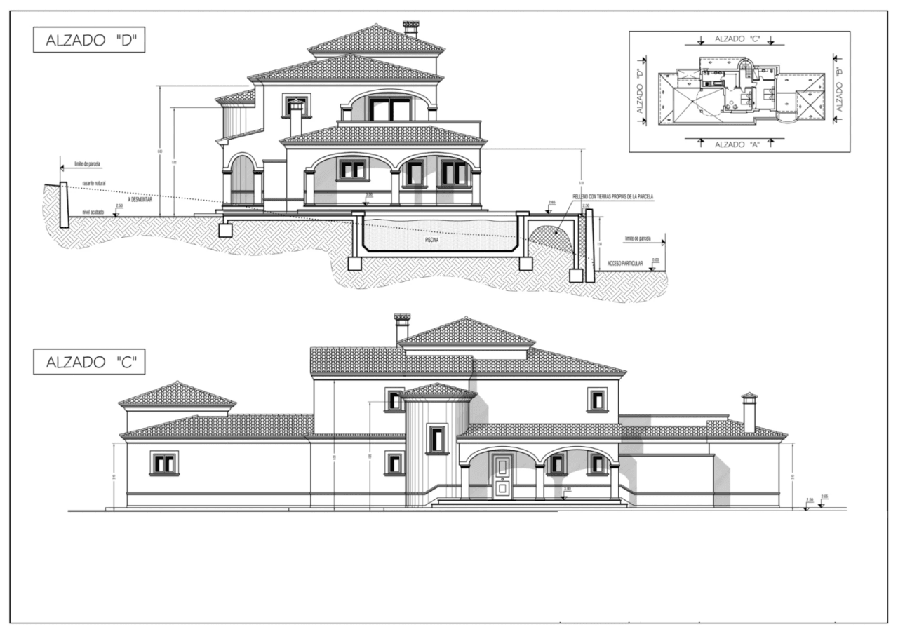 Large Elegant Villa with Sea Views for Sale in Moraira