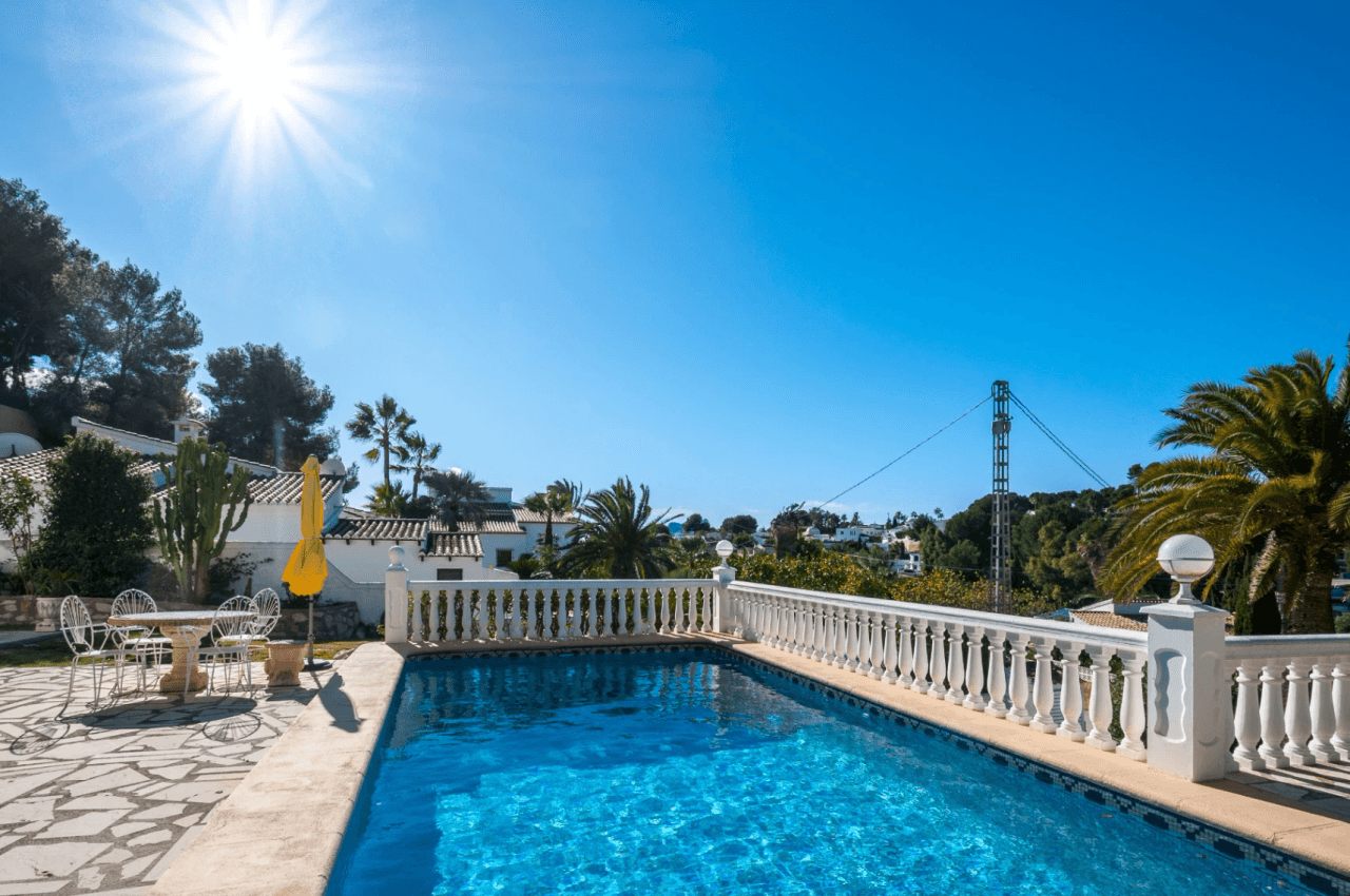 Southwest-oriented Mediterranean Villa in Benissa near San Jaime Golf Club