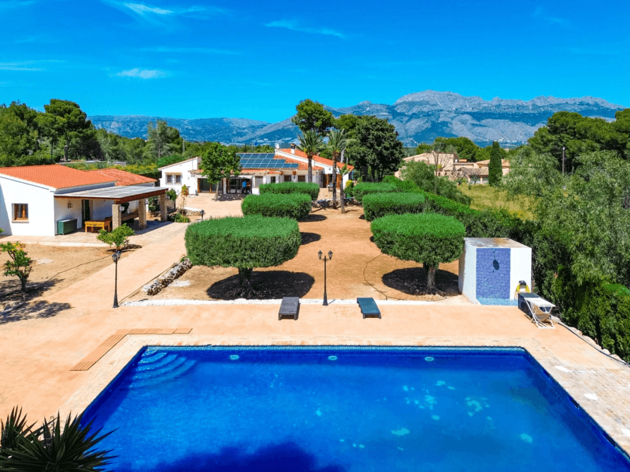 Private Mediterranean Finca with Open Mountain Views and Extensive Outdoor Living