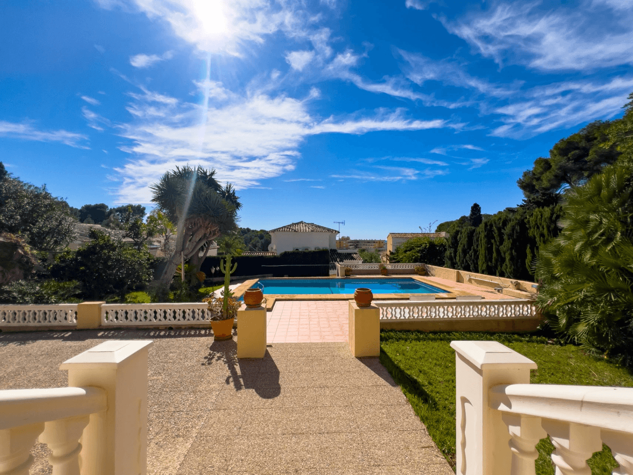 Sea View Villa for Sale in Moraira Walking Distance to Centre