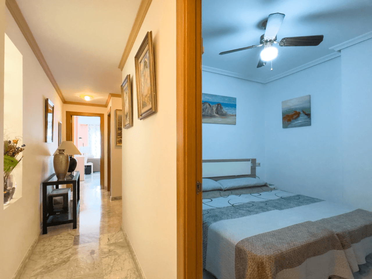 Bright Apartment with Balcony Just Steps from the Beach in Altea