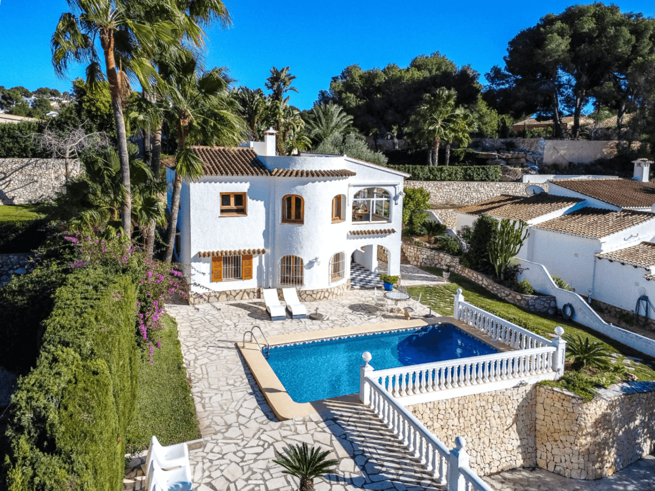 Southwest-oriented Mediterranean Villa in Benissa near San Jaime Golf Club