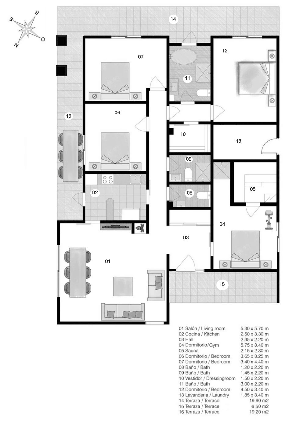 Modern Villa in the Quiet Residential area of Santa Clara, Altea