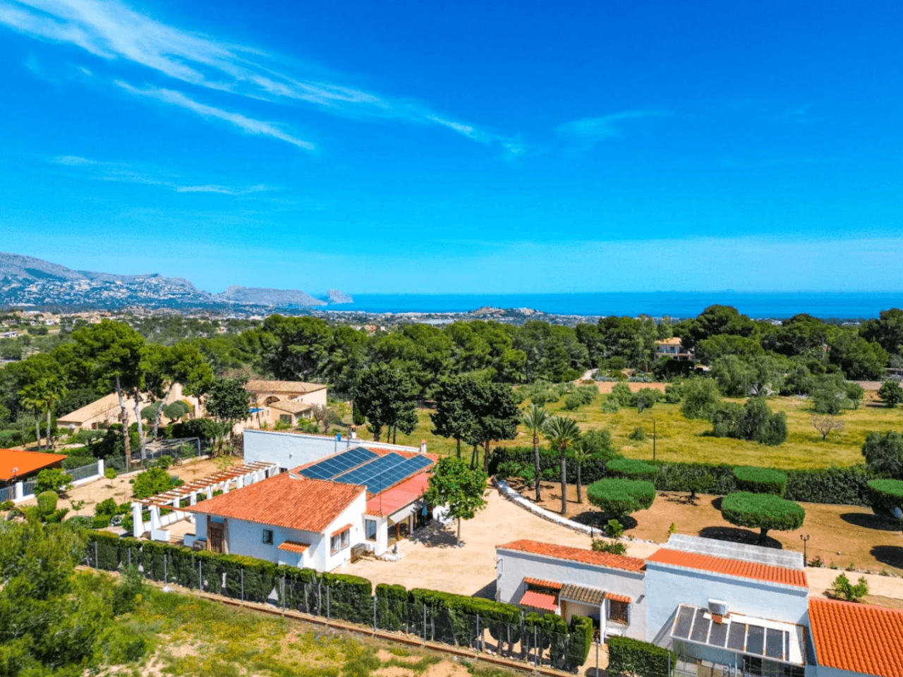 Private Mediterranean Finca with Open Mountain Views and Extensive Outdoor Living