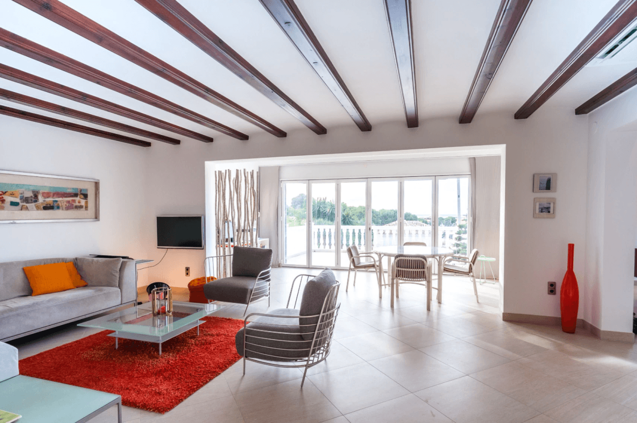 Sea View Villa for Sale in Moraira Walking Distance to Centre