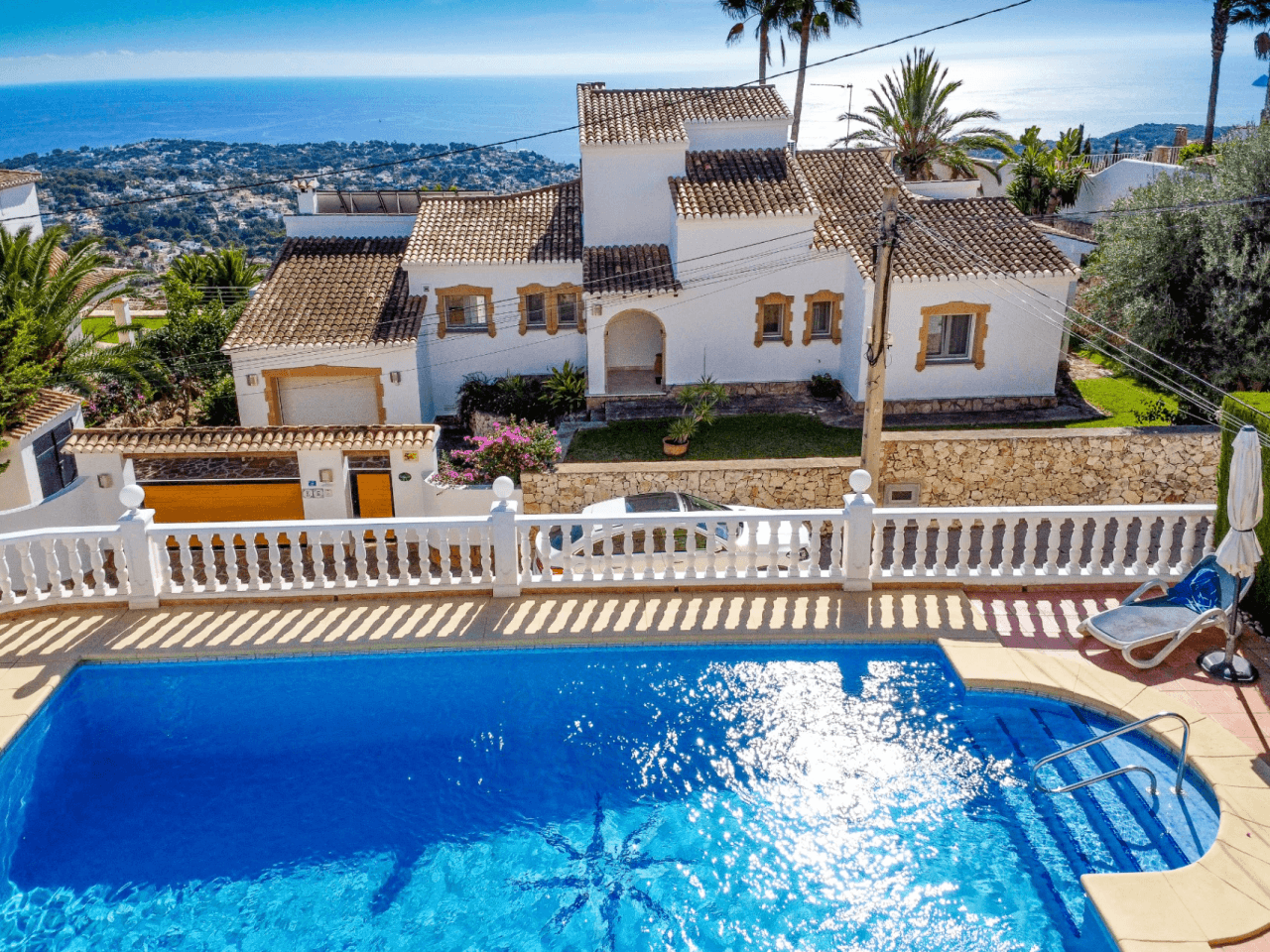 Benissa Villa with Sea Views and Separate Guest Apartment