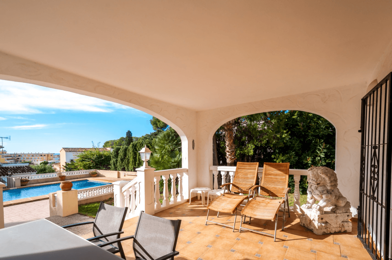 Sea View Villa for Sale in Moraira Walking Distance to Centre