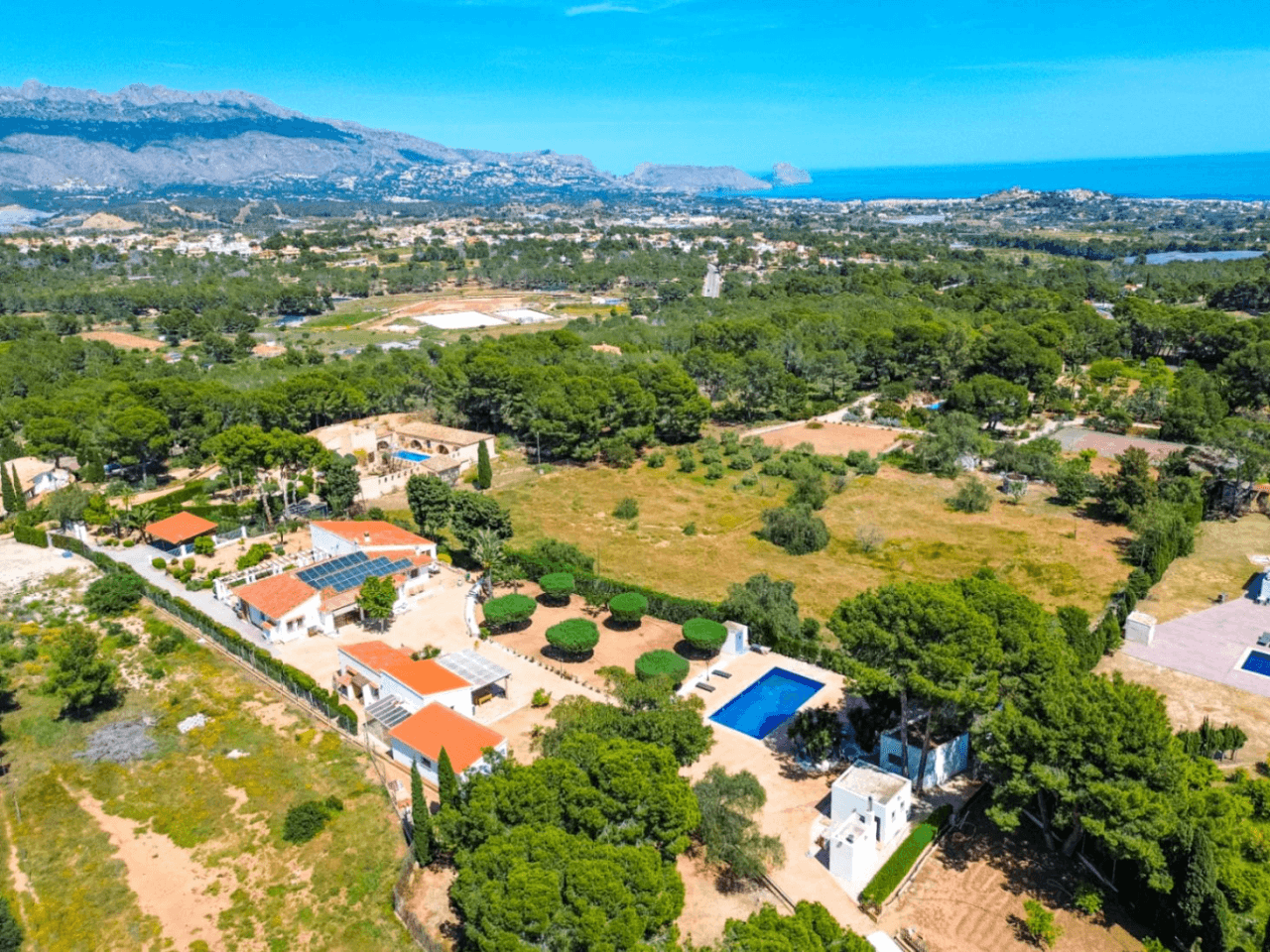 Private Mediterranean Finca with Open Mountain Views and Extensive Outdoor Living