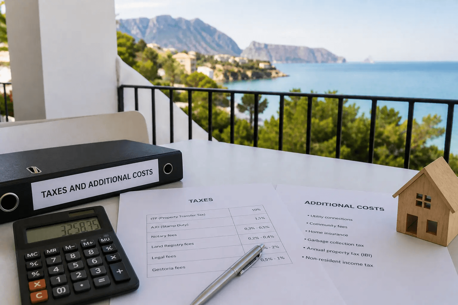 The full cost of buying property in Spain — what you pay beyond the sale price